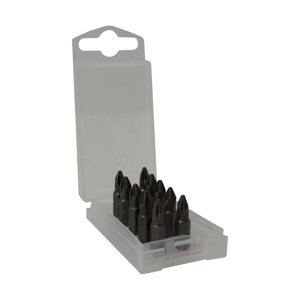 TOPTRADE bit PZ 2, sada 10 ks, 25 mm (TOPTRADE bit PZ 2, sada 10 ks, 25 mm)