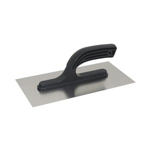 TOPTRADE hladítko nerezové, s plastovou rukojetí, hladké, 270 x 130 mm, hobby (TOPTRADE hladítko nerezové, s plastovou rukojetí, hladké, 270 x 130 mm, hobby)