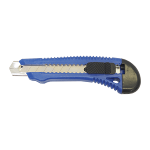 TOPTRADE nůž odlamovací, plastový, s kovovou výztuhou, 18 mm (TOPTRADE nůž odlamovací, plastový, s kovovou výztuhou, 18 mm)