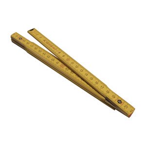 metr skládací, dřevěný, citron, 1 m, profi (metr skládací, dřevěný, citron, 1 m, profi)
