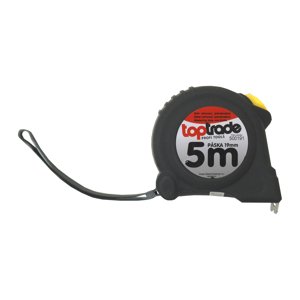 TOPTRADE metr svinovací, s plastovým obalem, jednobrzdový, 19 mm x 5 m (TOPTRADE metr svinovací, s plastovým obalem, jednobrzdový, 19 mm x 5 m)