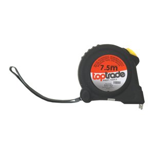 TOPTRADE metr svinovací, s plastovým obalem, jednobrzdový, 25 mm x 7,5 m (TOPTRADE metr svinovací, s plastovým obalem, jednobrzdový, 25 mm x 7,5 m)