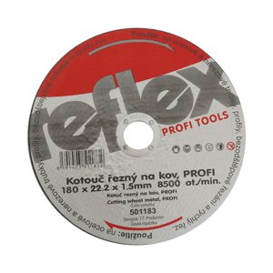 TOPTRADE kotouč řezný, na kov, 180 x 22,2 x 1 mm (TOPTRADE kotouč řezný, na kov, 180 x 22,2 x 1 mm)