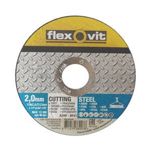 kotouč Flexovit, řezný, na kov,  115 x 22,23 x 2 mm, profi (kotouč Flexovit, řezný, na kov,  115 x 22,23 x 2 mm, profi)