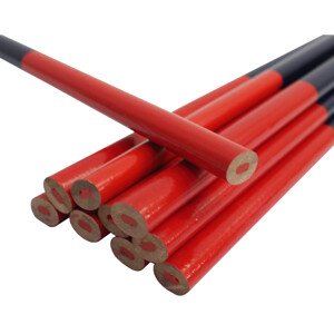 TOPTRADE tužka tesařská, ovál, červenomodrá, sada 12 ks, 180 mm (TOPTRADE tužka tesařská, ovál, červenomodrá, sada 12 ks, 180 mm)