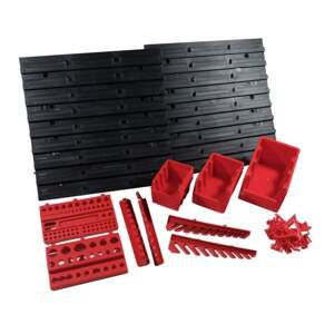 ekobox plastový, sada 10 boxů, 2 panely a 2 držáky, 800 x 195 x 400 mm (ekobox plastový, sada 10 boxů, 2 panely a 2 držáky, 800 x 195 x 400 mm)
