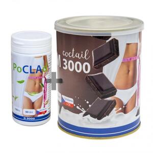 POCLAD TABLETY + SLIM 3000 COCTAIL ČOKOLÁDA (Zvýhodněná cena PoCLAd + Slim 3000 coctail čokoláda.)