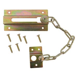 TOPTRADE řetěz dveřní, niklovaný, bezpečnostní, 75 mm (TOPTRADE řetěz dveřní, niklovaný, bezpečnostní, 75 mm)