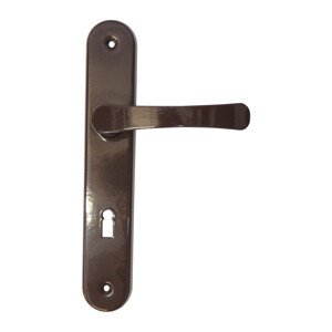 klika hliníková, hnědá, na klíč, 72 mm (klika hliníková, hnědá, na klíč, 72 mm)
