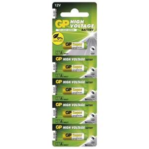 baterie GP alkalická, speciální, GP 27A, blistr 5 ks, kapacita 20 mAh, 12V (baterie GP alkalická, speciální, GP 27A, blistr 5 ks, kapacita 20 mAh, 12V)