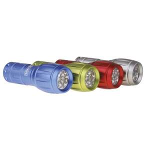 svítilna kovová, 9 x LED, dosvit 30 m, napájení AAA 3x, 1,5 V (svítilna kovová, 9 x LED, dosvit 30 m, napájení AAA 3x, 1,5 V)