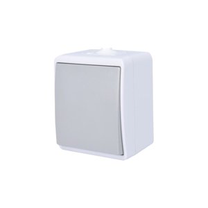 vypínač do vlhka IP54, č. 1 jednopólový, šedý (vypínač do vlhka IP54, č. 1 jednopólový, šedý)