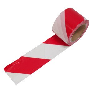 páska výstražná, nelepící, červeno – bílá, 80 mm x 100 m (páska výstražná, nelepící, červeno – bílá, 80 mm x 100 m)