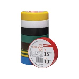 páska elektroizolační, sada 10 ks, 15 mm x 10 m (páska elektroizolační, sada 10 ks, 15 mm x 10 m)
