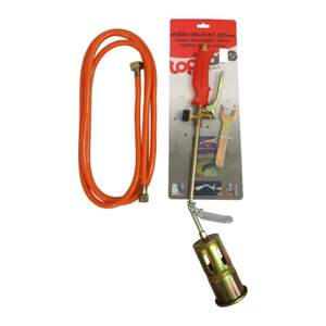 TOPTRADE hořák PB, s hadicí 3 m, regulátorem tlaku a směšovací komorou, 60 mm x 550 mm, profi (TOPTRADE hořák PB, s hadicí 3 m, regulátorem tlaku a směšovací komorou, 60 mm x 550 mm, profi)