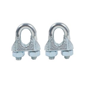 TOPTRADE svorka lanová, pozinkovaná, balení 2 ks, 8 mm (TOPTRADE svorka lanová, pozinkovaná, balení 2 ks, 8 mm)