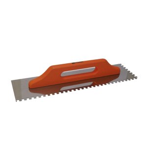 ProTec hladítko, nerezové, zub 6 mm, s dřevěnou rukojetí, 490 x 130 mm (ProTec hladítko, nerezové, zub 6 mm, s dřevěnou rukojetí, 490 x 130 mm)
