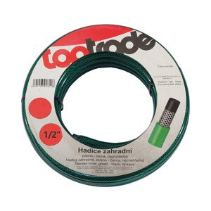 TOPTRADE hadice zahradní,  zeleno - černá, neprůhledná, 1/2", 15 m (TOPTRADE hadice zahradní,  zeleno - černá, neprůhledná, 1/2", 15 m)