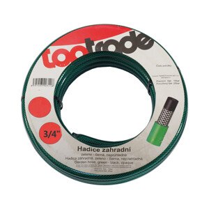 TOPTRADE hadice zahradní,  zeleno - černá, neprůhledná, 3/4“, 10 m (TOPTRADE hadice zahradní,  zeleno - černá, neprůhledná, 3/4“, 10 m)
