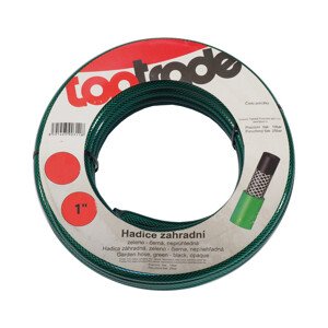 TOPTRADE hadice zahradní,  zeleno - černá, neprůhledná, 1", 15 m (TOPTRADE hadice zahradní,  zeleno - černá, neprůhledná, 1", 15 m)