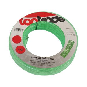 TOPTRADE hadice zahradní, zelená, průhledná, 1/2", 10 m (TOPTRADE hadice zahradní, zelená, průhledná, 1/2", 10 m)