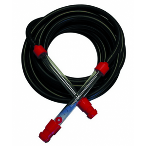 TOPTRADE hadice nivelační, pryžová, černá, sada, 2 ks trubice plast, 12 m (TOPTRADE hadice nivelační, pryžová, černá, sada, 2 ks trubice plast, 12 m)