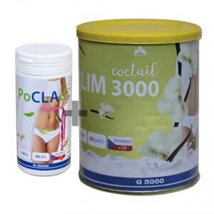 POCLAD TABLETY + SLIM 3000 COCTAIL VANILKA (Zvýhodněná cena PoCLAd + Slim 3000 coctail vanilka.)
